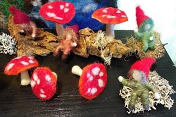 Filzen mit Wolle / Seide Standnummer: 289 Filzen mit Wolle / Seide Standnummer: 289